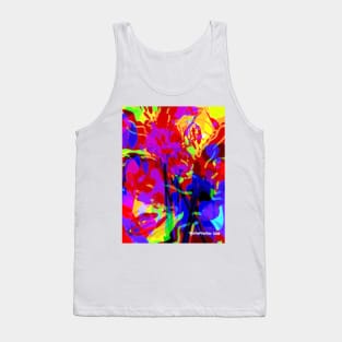 Abstract Irises Tank Top